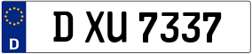 Truck License Plate